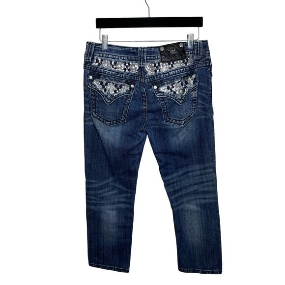 Miss Me JB6200P Boyfriend Capri Jeans Women's Size 28 - Picture 8 of 14